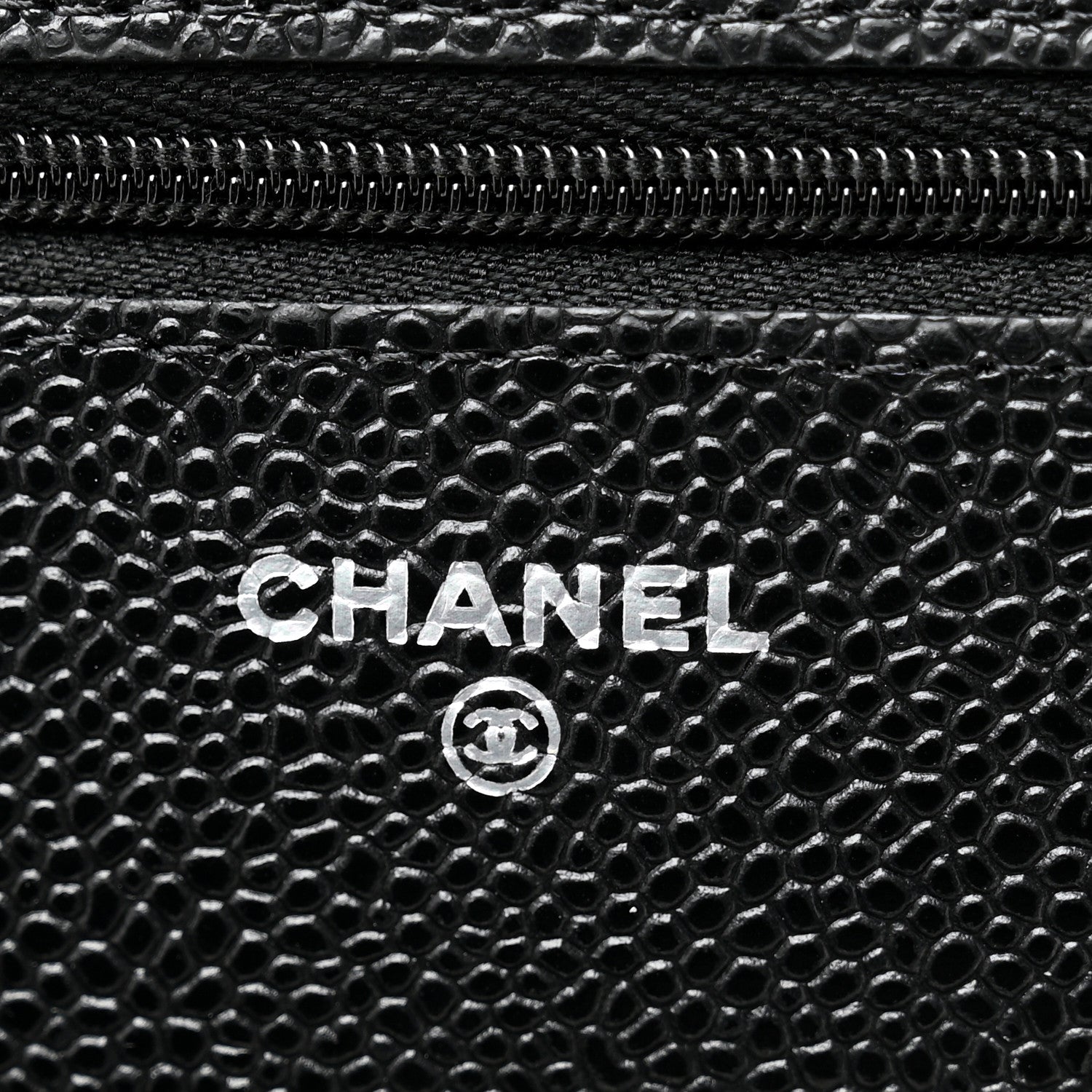Chanel Caviar Quilted Wallet on Chain WOC Black 6 of 13