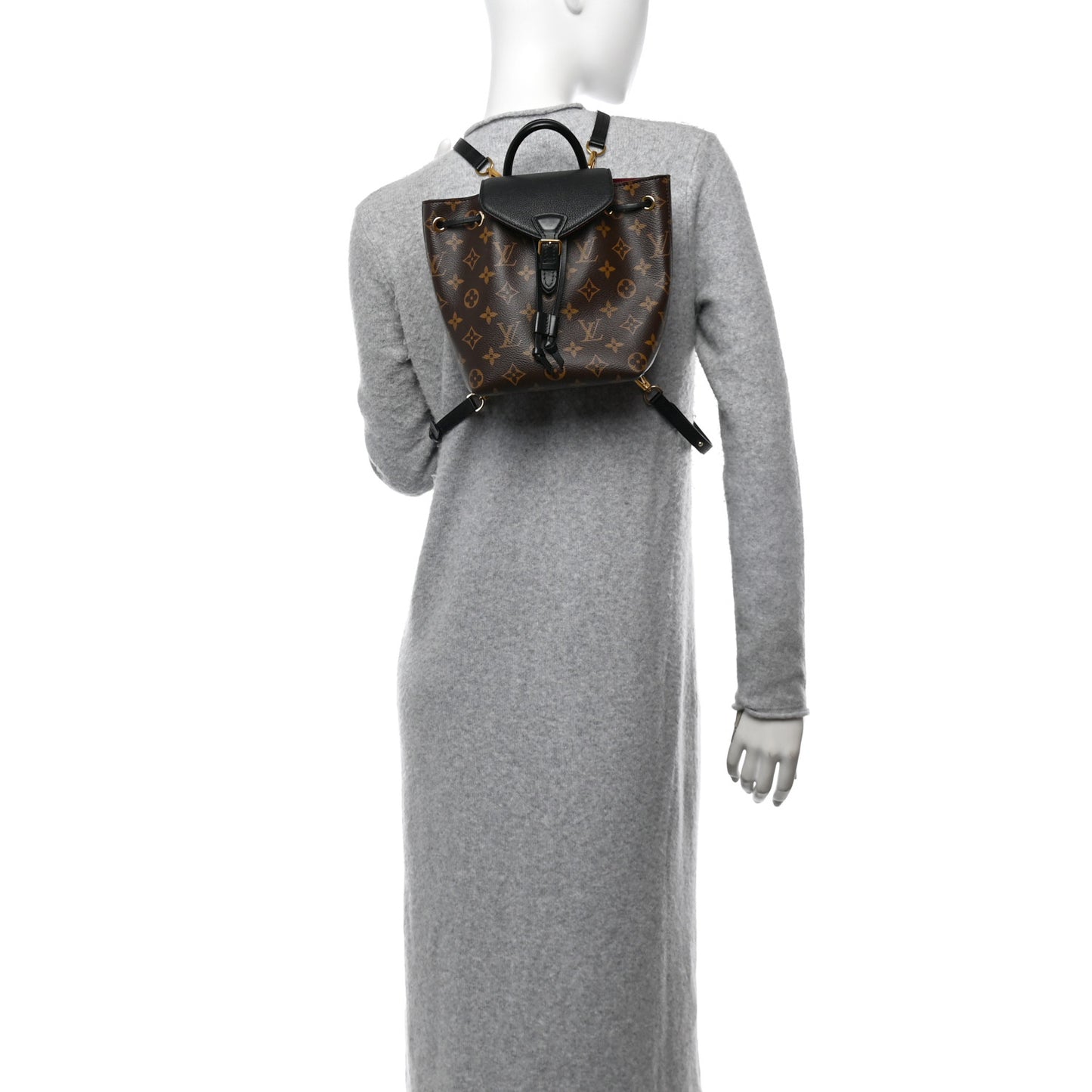 Monogram BB Montsouris NM Backpack Black