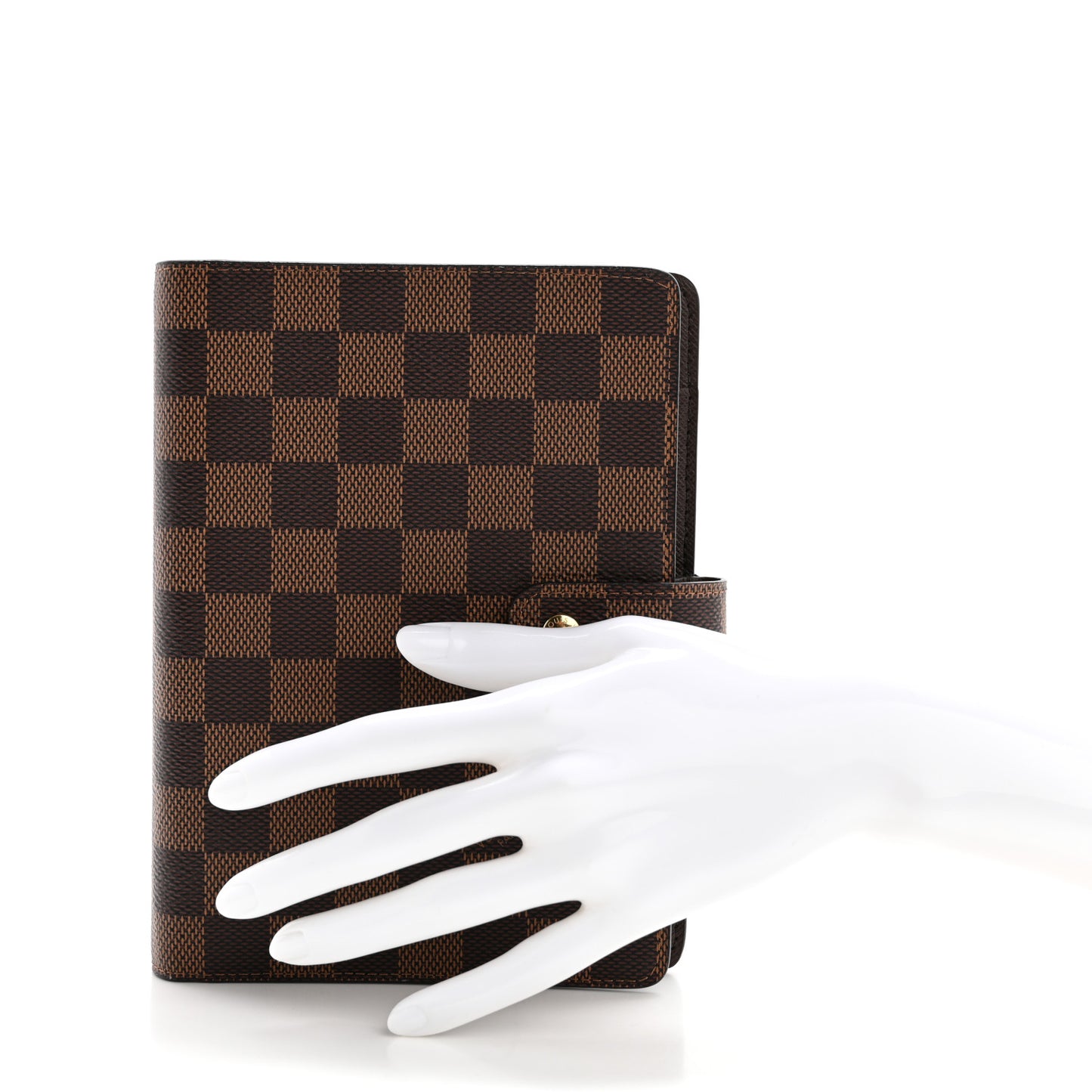 Damier Ebene Medium Ring Agenda Cover