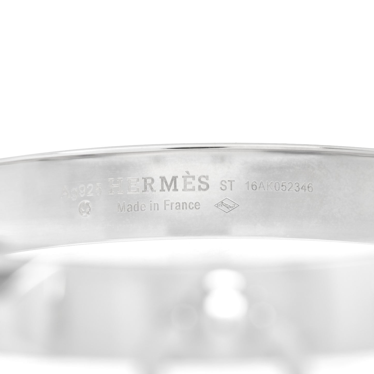 Sterling Silver PM Collier De Chien Bracelet ST