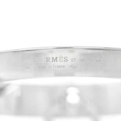 Hermes Sterling Silver PM Collier De Chien Bracelet ST 4 of 4
