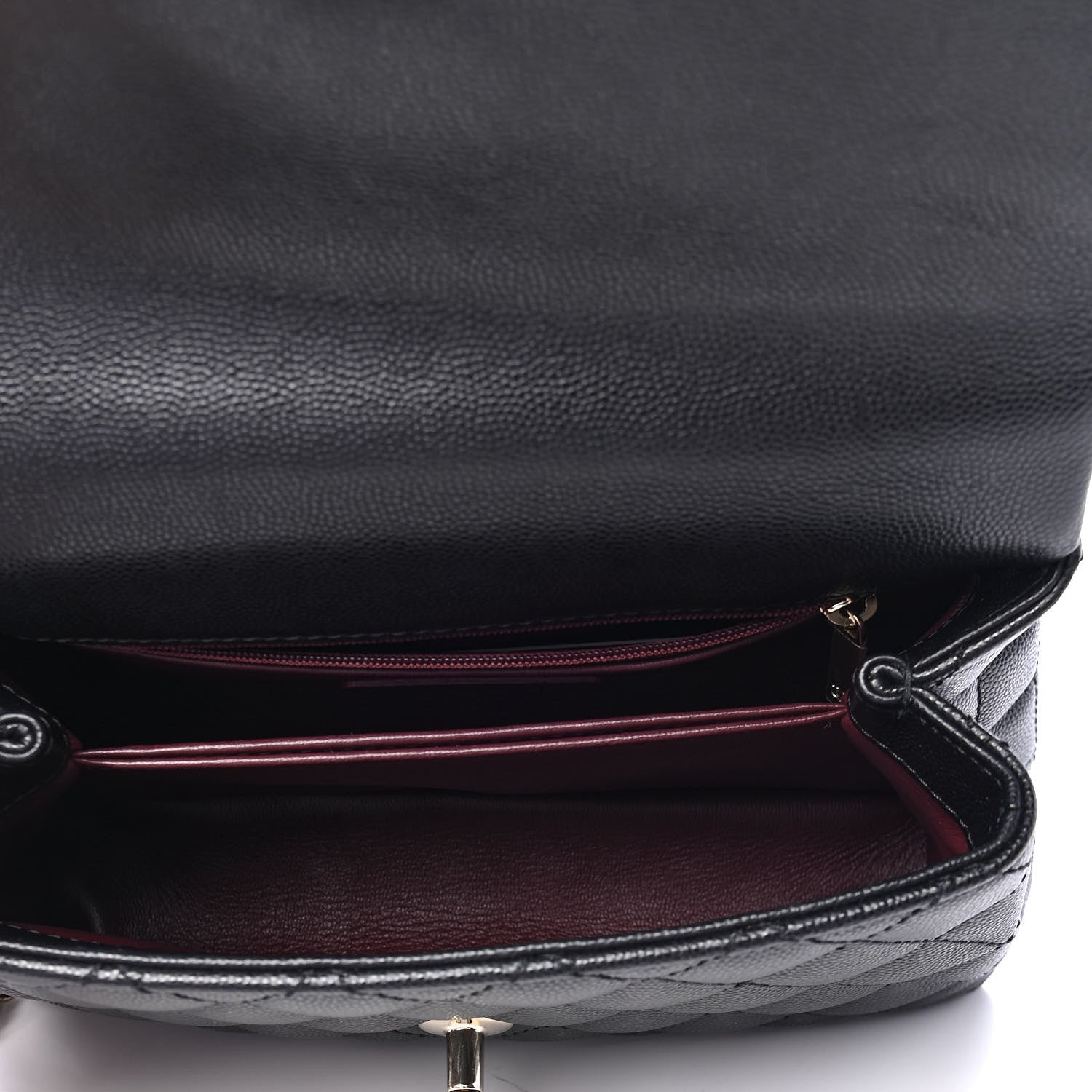 Chanel Caviar Quilted Mini Coco Handle Flap Black 4 of 4