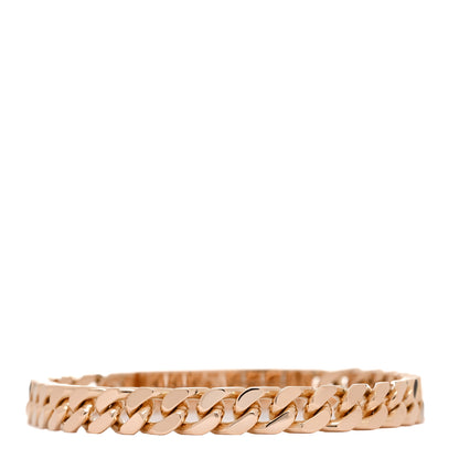 Hermes 18K Rose Gold Diamond PM Kelly Gourmette Bracelet ST 2 of 4