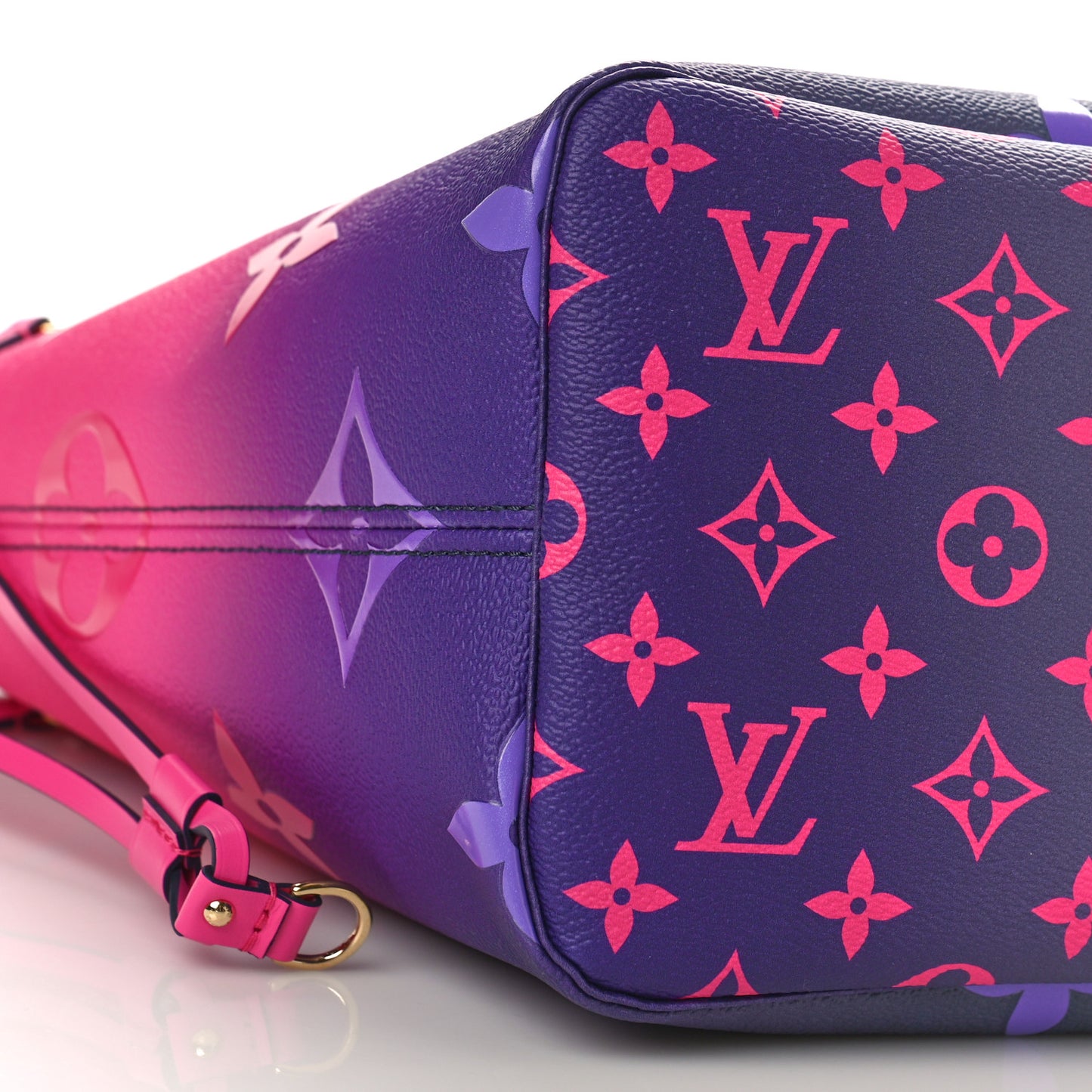 Monogram Giant Spring In The City Neverfull MM Midnight Fuchsia