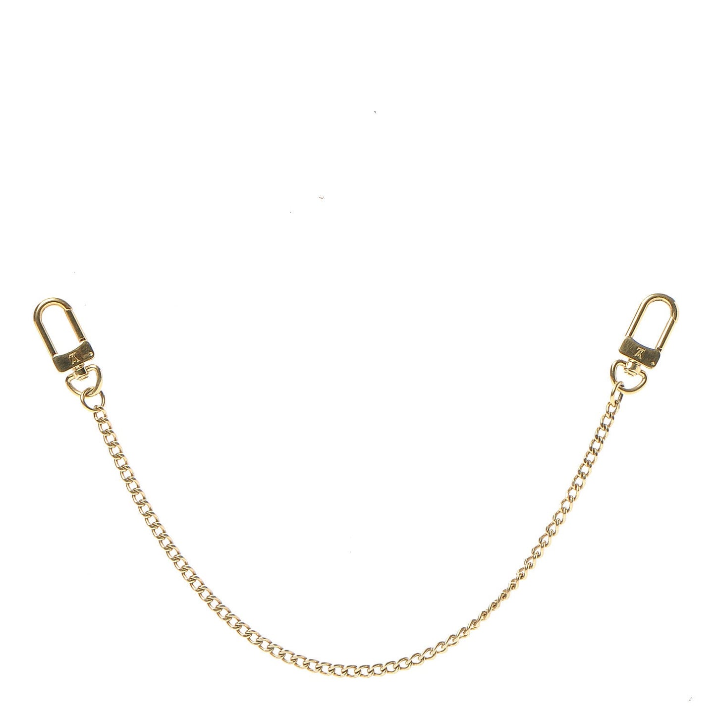 XL Pochette Extender Key Ring Chain Gold