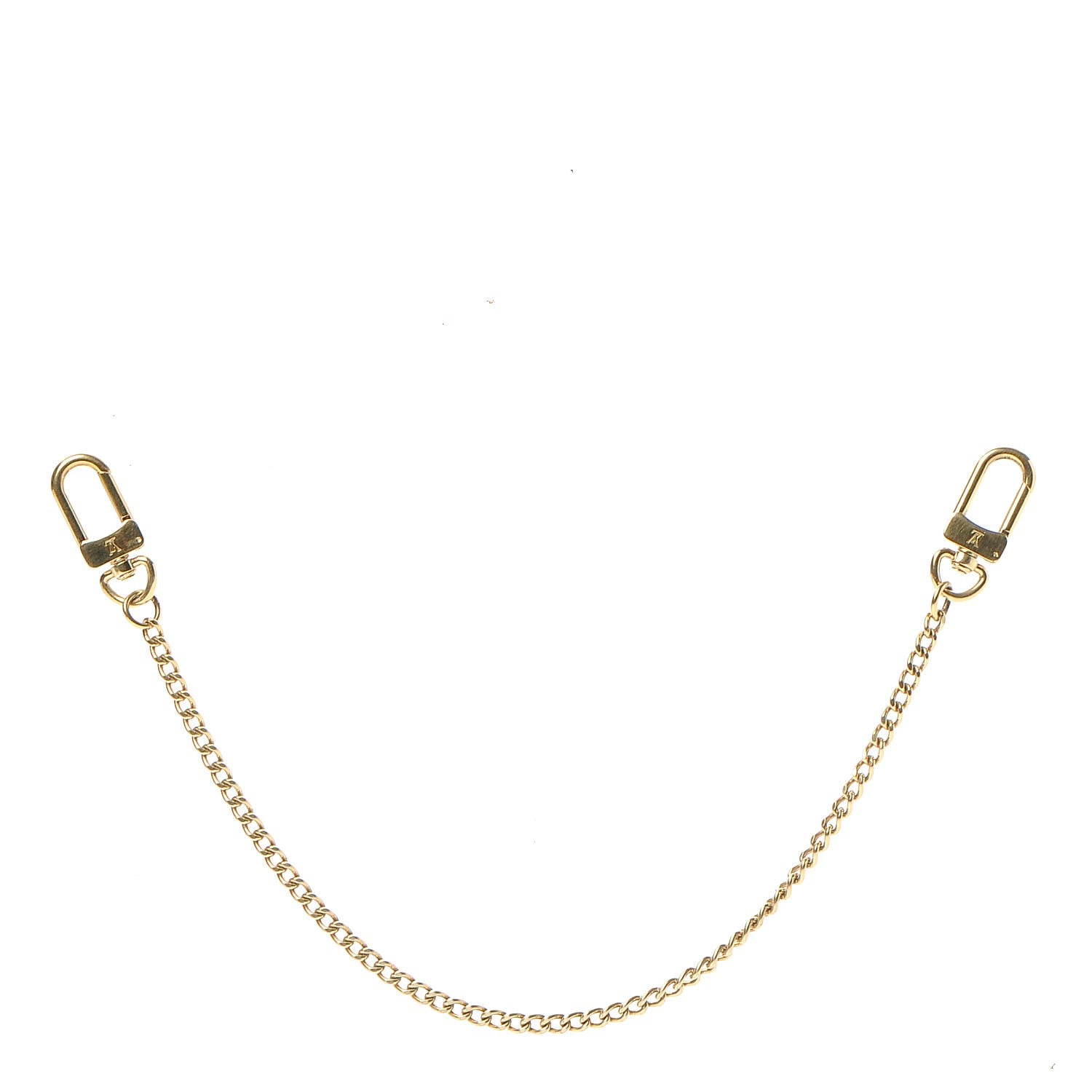 Louis Vuitton XL Pochette Extender Key Ring Chain Gold 1 of 3