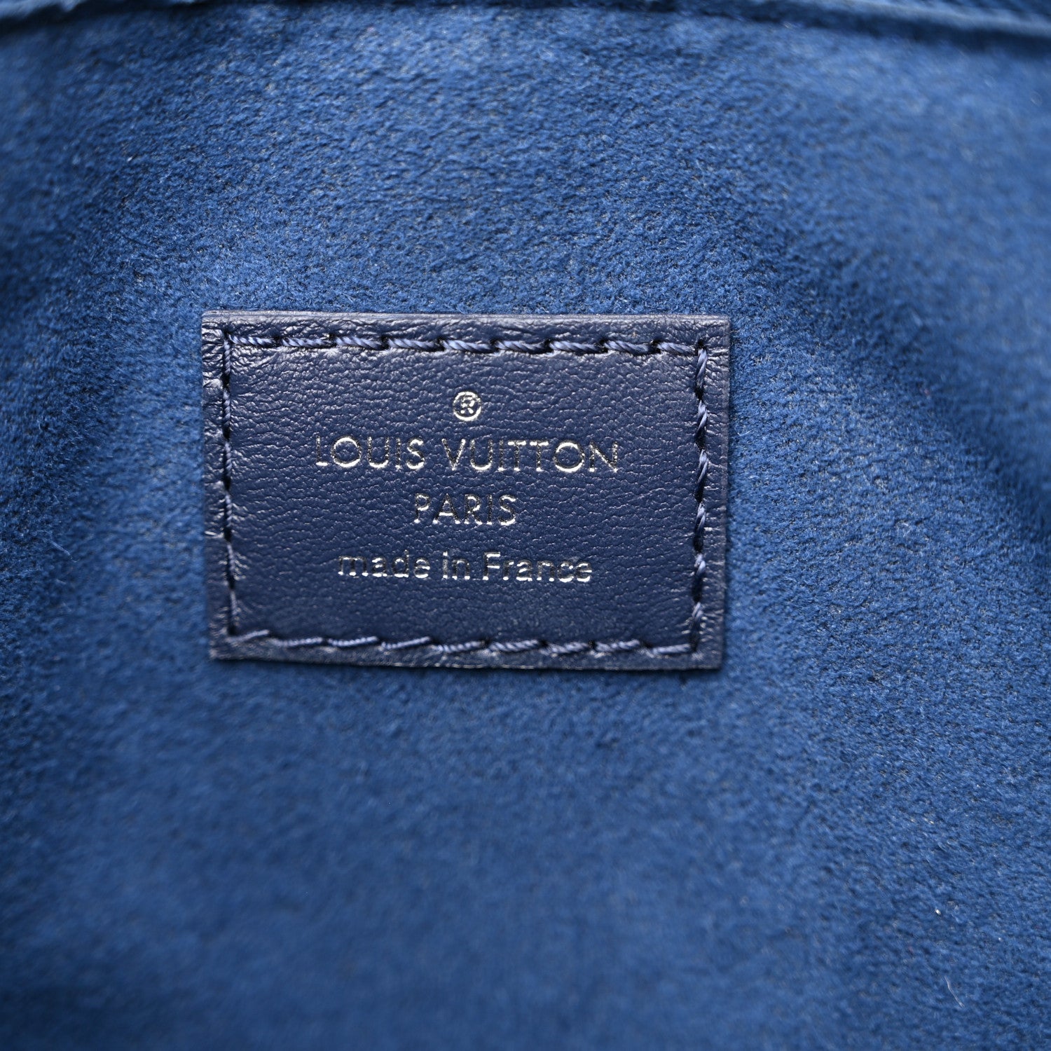 Louis Vuitton Lambskin Embossed Monogram Coussin PM Navy 6 of 9