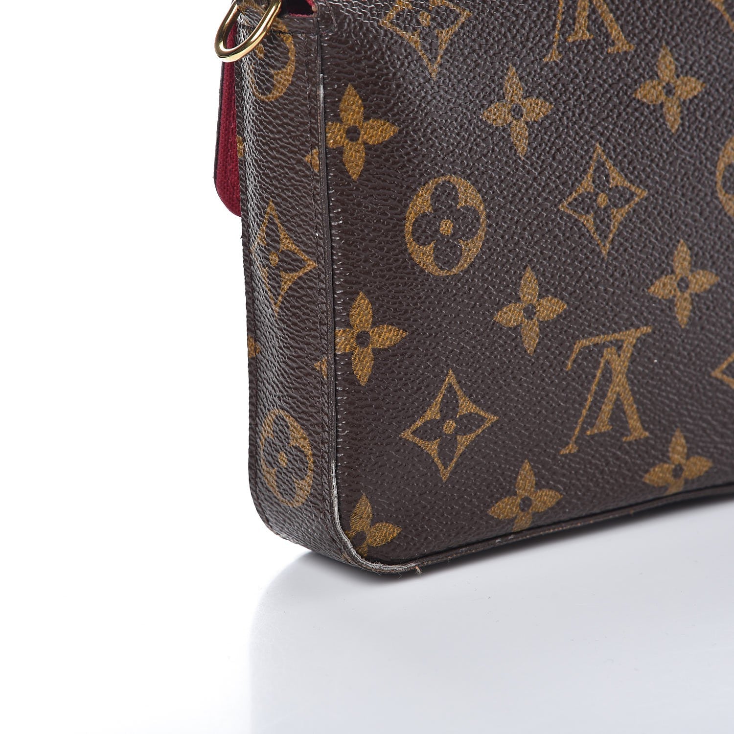 Louis Vuitton Monogram Pochette Felicie Chain Wallet Fuchsia 11 of 13