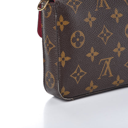 Louis Vuitton Monogram Pochette Felicie Chain Wallet Fuchsia 11 of 13