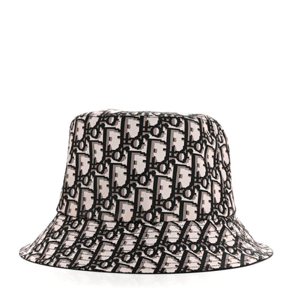 Christian Dior Nylon Oblique Reversible Teddy-D Brim Bucket Hat Beige 3 of 10