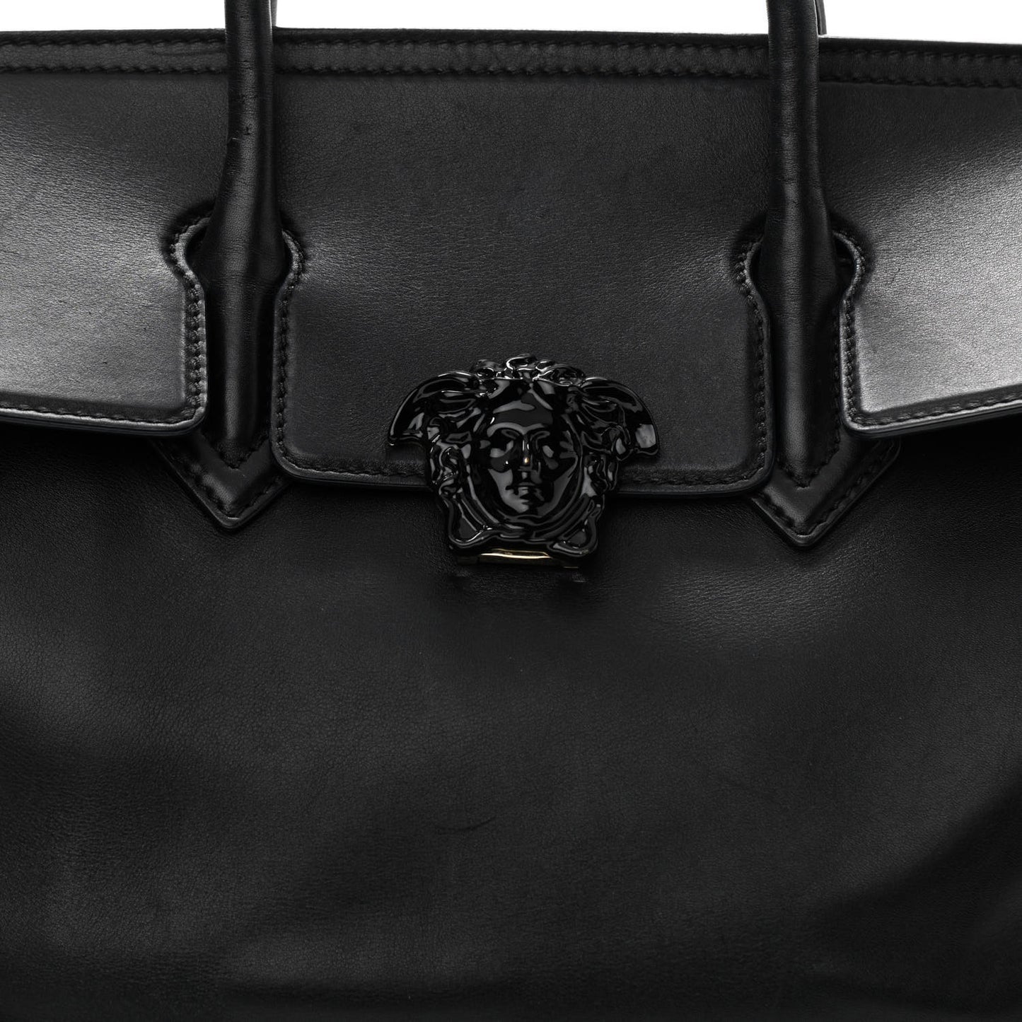 Calfskin Large Palazzo Empire Bag Black