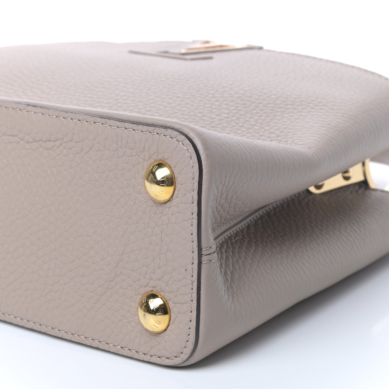 Louis Vuitton Taurillon Capucines BB Galet 8 of 8