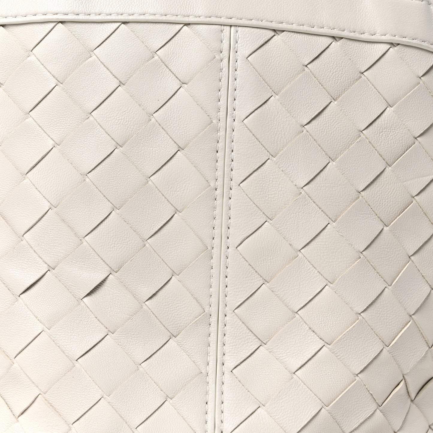 Nappa Intrecciato Small Flip Flap Tote Chalk