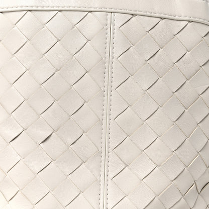 Bottega Veneta Nappa Intrecciato Small Flip Flap Tote Chalk 7 of 9