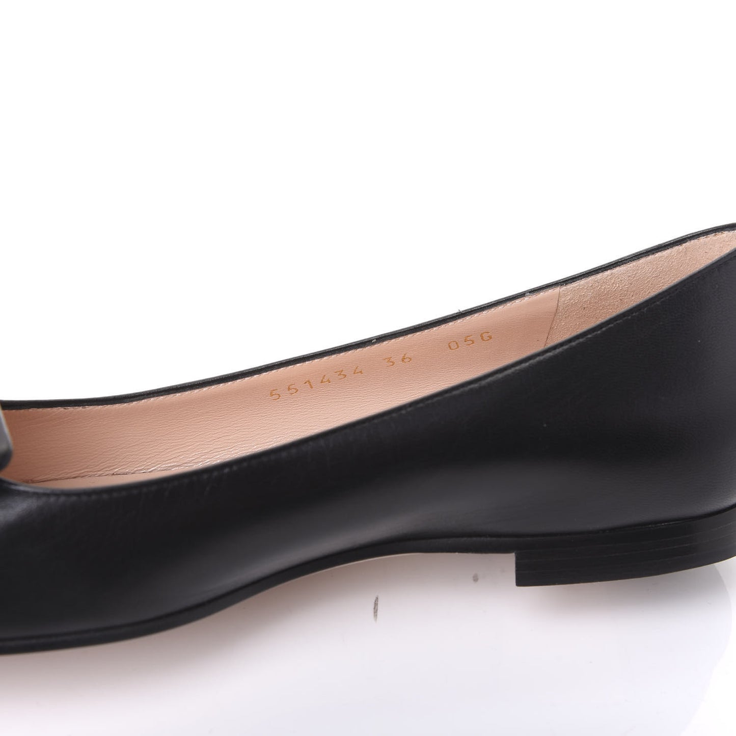 Malaga Kid Crystal Square G Madelyn Ballet Flats 36 Black