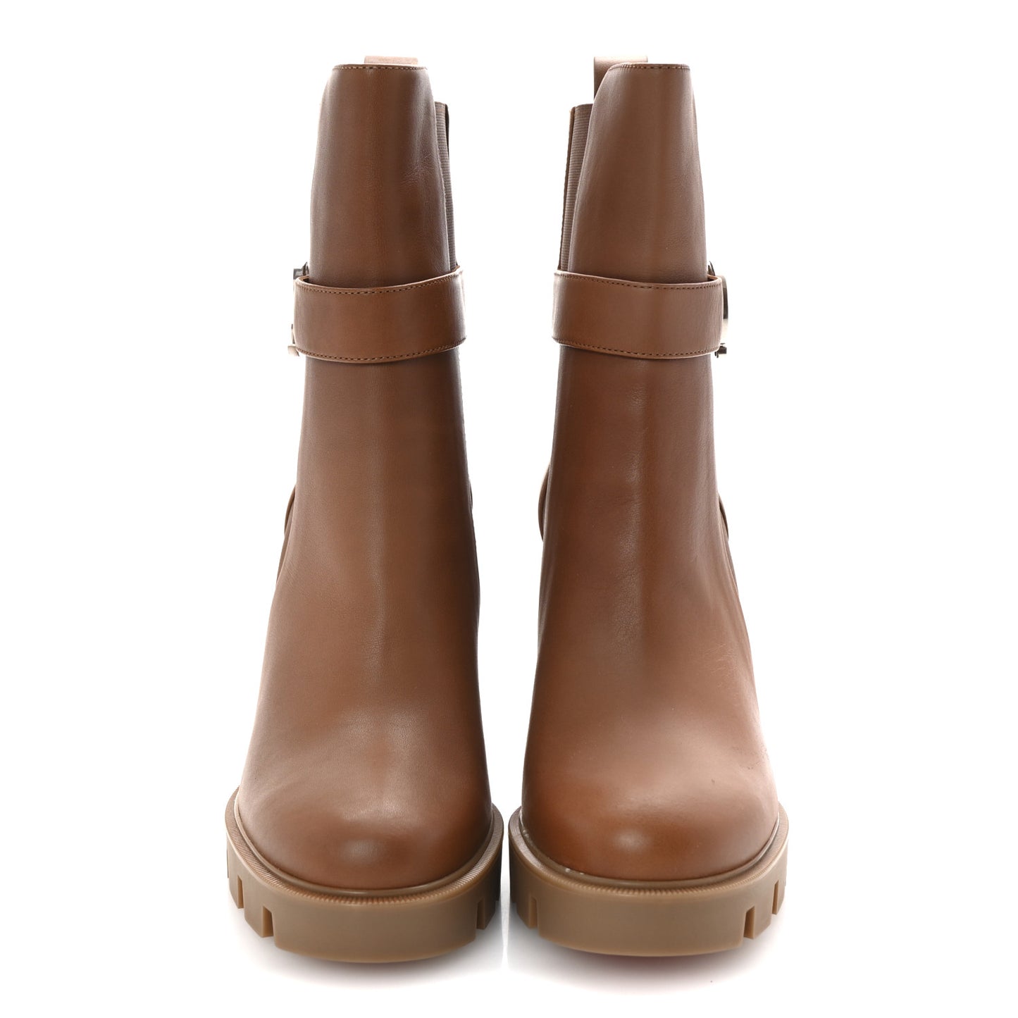 Calfskin CL Chelsea Lug 100 Booty 40 Cuoio