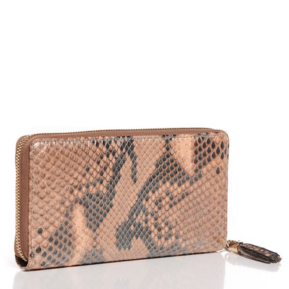 Gucci Metallic Python Soho Zip Around Wallet 3 of 8