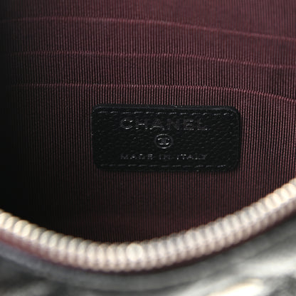 Chanel Caviar Quilted Cosmetic Case Black 7 of 8