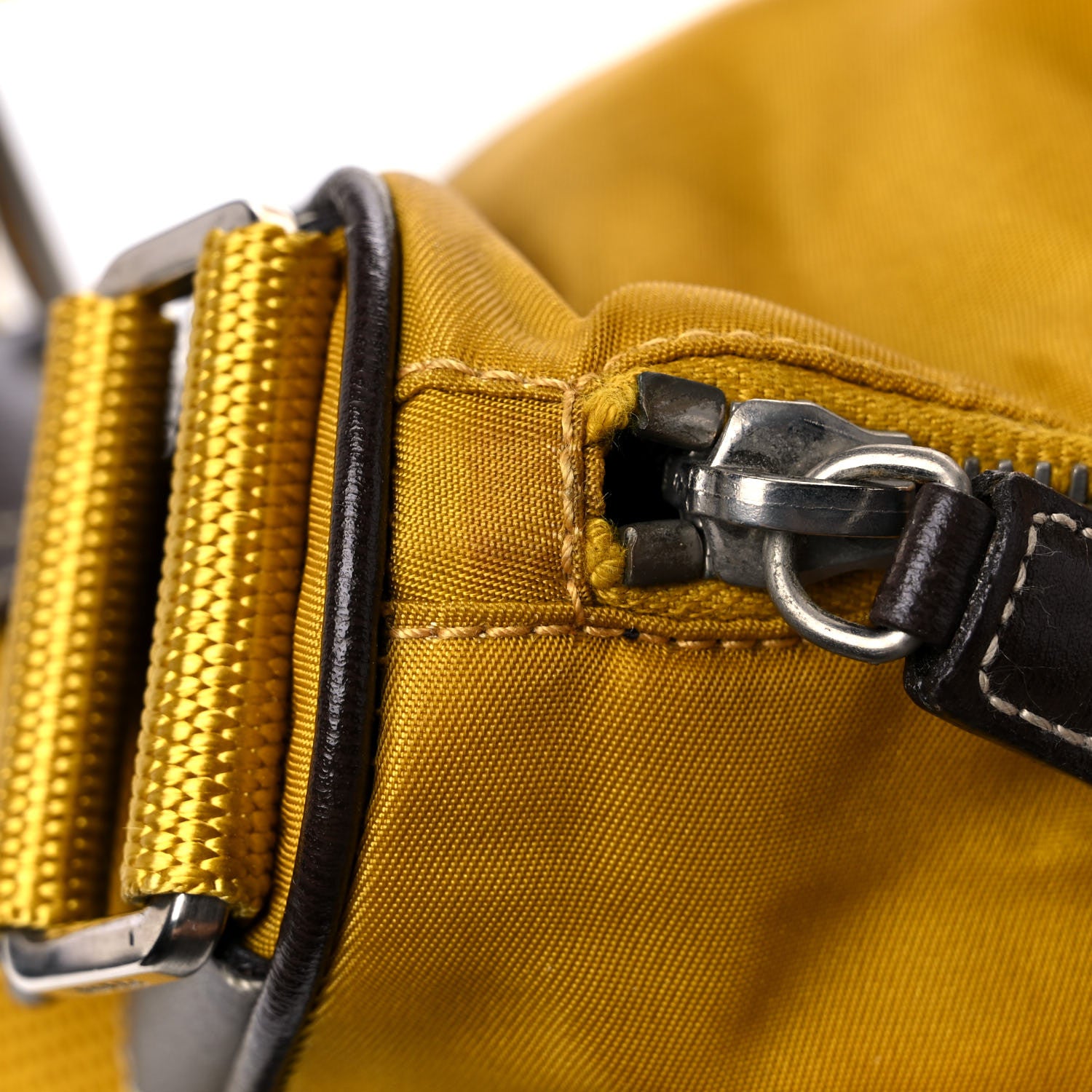 Prada Tessuto Nylon Pocket Shoulder Bag Senape Moro 15 of 17