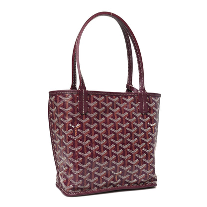 Goyard Goyardine Reversible Mini Anjou Burgundy 6 of 16
