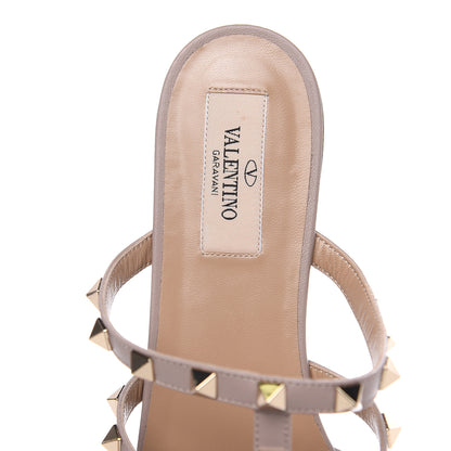 Valentino Garavani Nappa Rockstud Flat Cage Mules 37 Water Rose Poudre 5 of 10