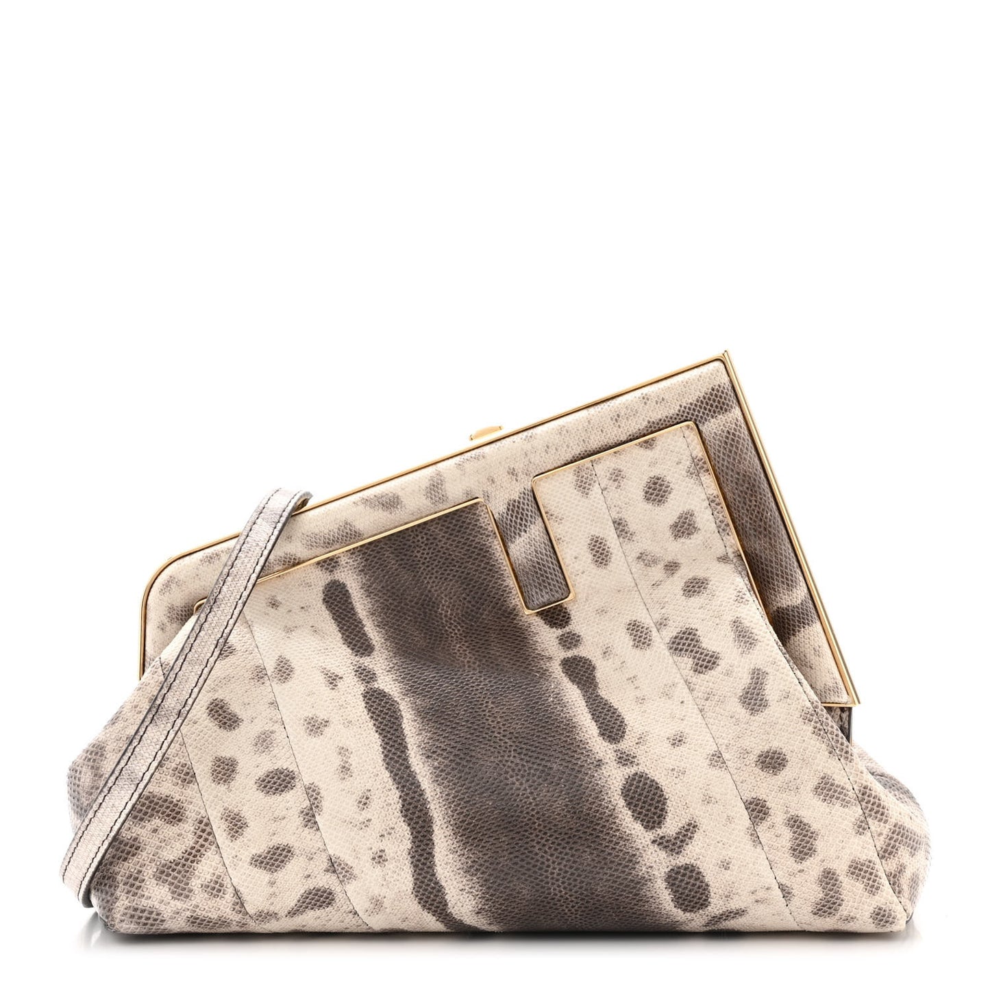 Snakeskin Small Fendi First Beige
