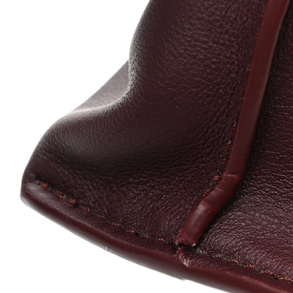 Loewe Calfskin Mini Flamenco Knot Clutch Dark Burgundy 14 of 15