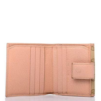 Gucci Monogram French Flap Wallet Pink 4 of 4