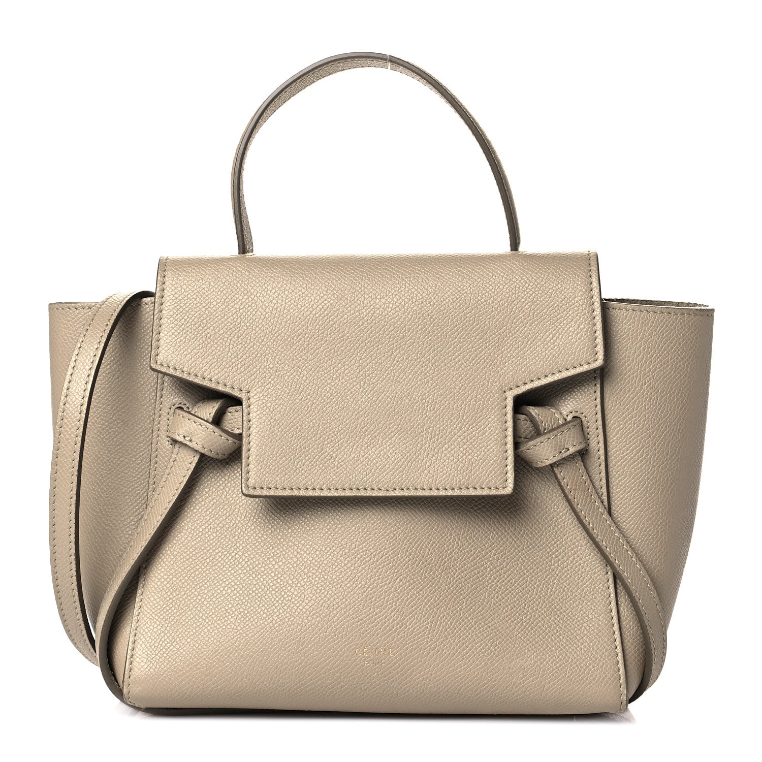 Celine Grained Calfskin Nano Belt Bag Light Taupe 1 of 15