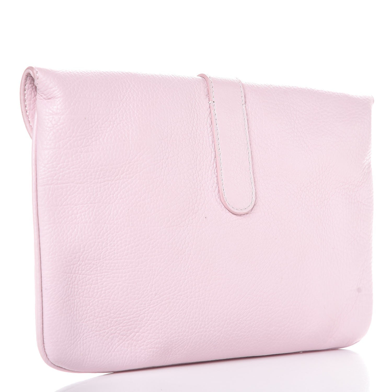 Balenciaga Grained Calfskin Tube Pochette Rose Poudre 4 of 8