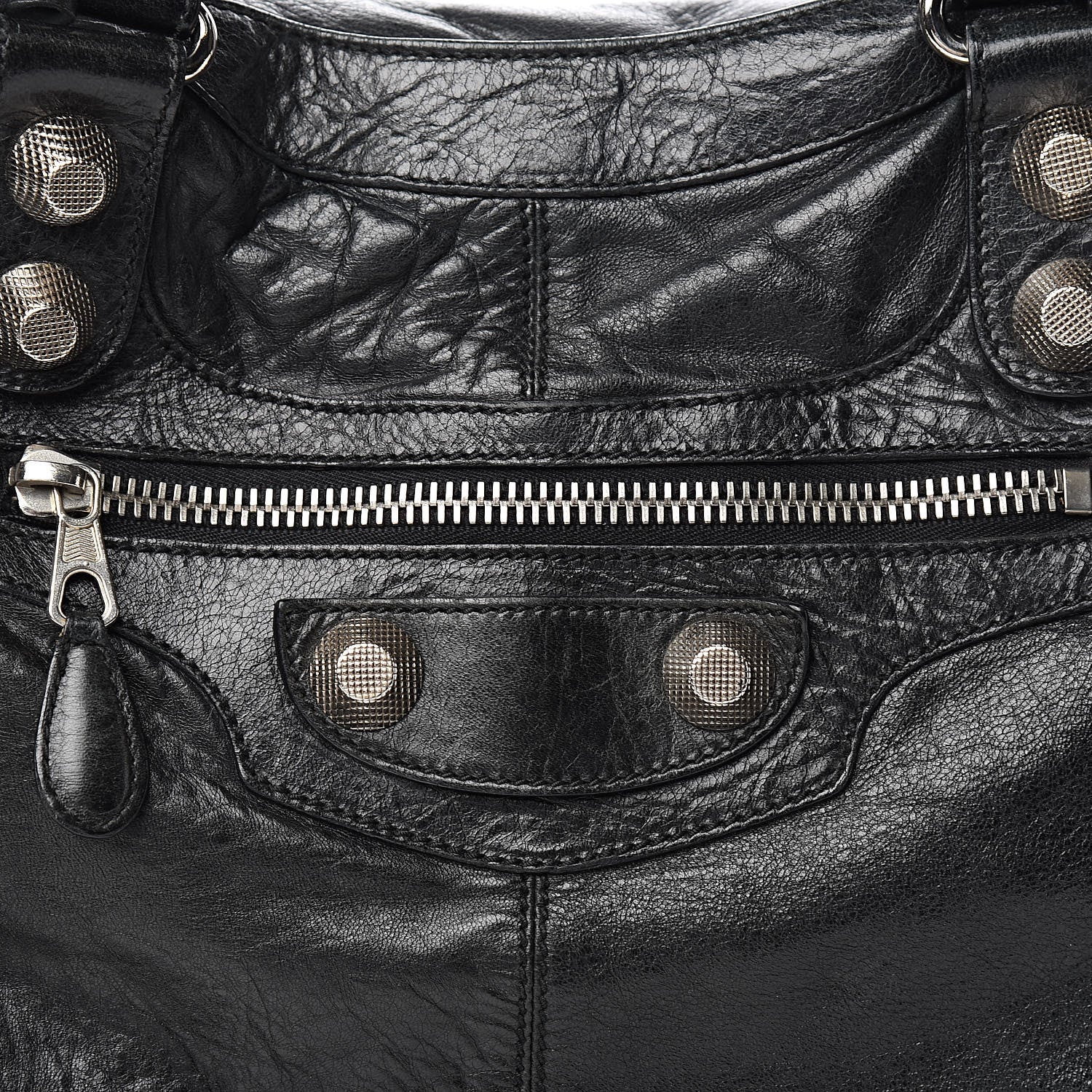 Balenciaga Agneau Giant 21 Silver Hardware Brief Black 11 of 17
