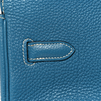 Hermes Togo Birkin 35 Blue Jean 10 of 37