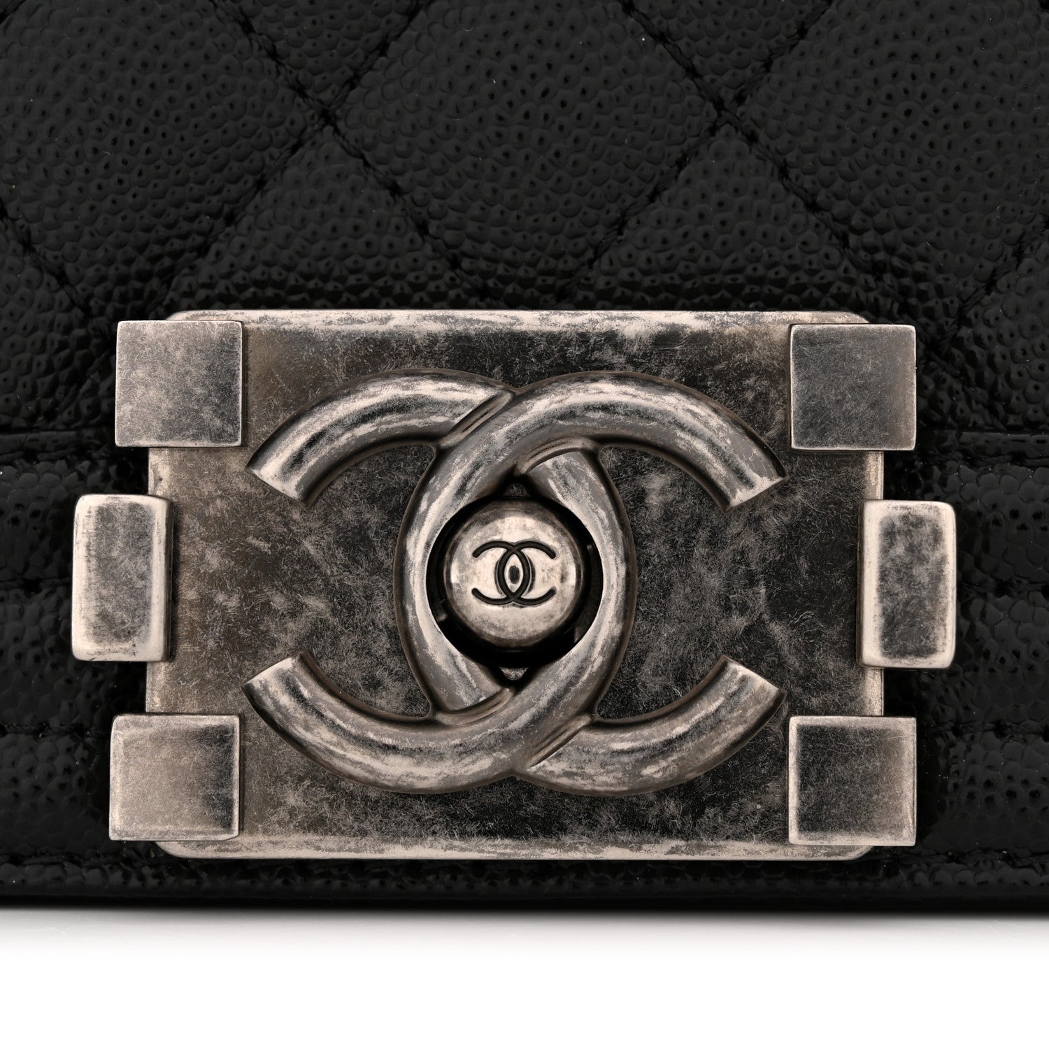 Chanel Caviar Quilted Medium Boy Flap Black 12 of 12
