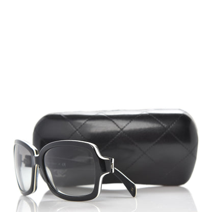 Chanel CC Logo Sunglasses 5143 Black White 8 of 8