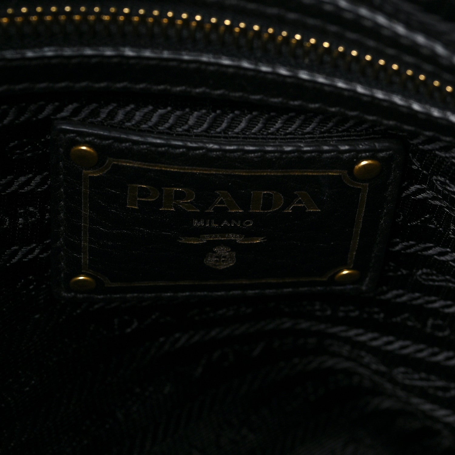 Prada Vitello Daino Top Handle Zip Tote Black 6 of 8