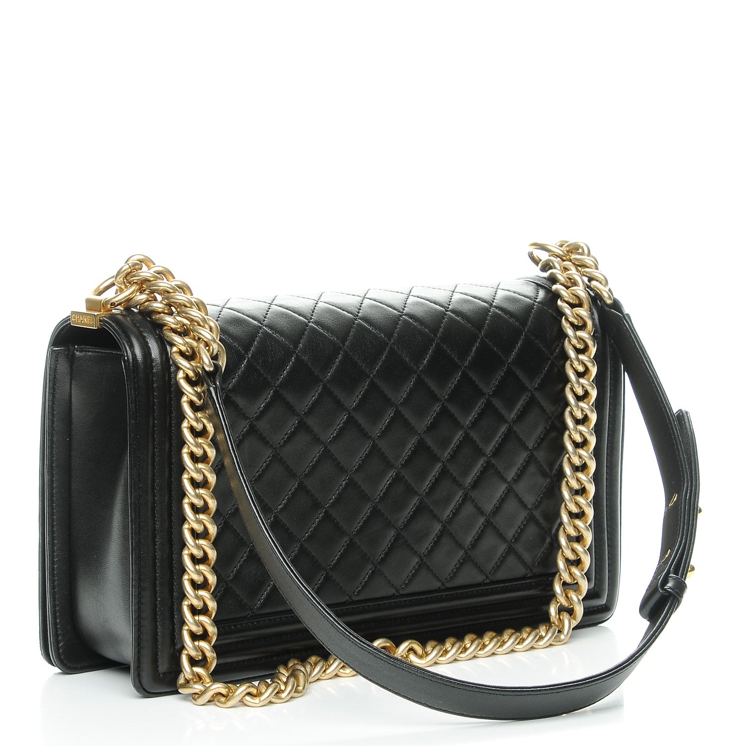 Chanel Lambskin Quilted New Medium Boy Flap Black 3 of 8