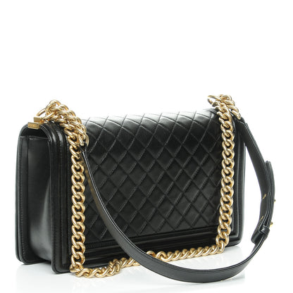 Chanel Lambskin Quilted New Medium Boy Flap Black 3 of 8