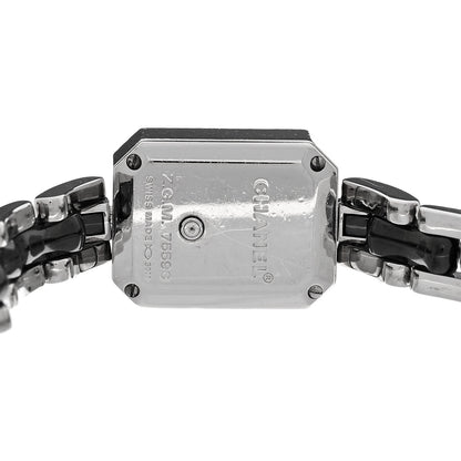 Chanel Stainless Steel Ceramic Diamond Bezel 16mm Premiere Quartz Watch Black 4 of 4