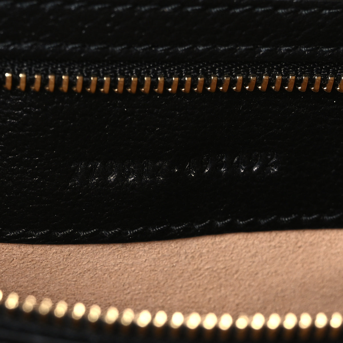 Textured Calfskin Web Medium Ophidia Shopping Tote Black