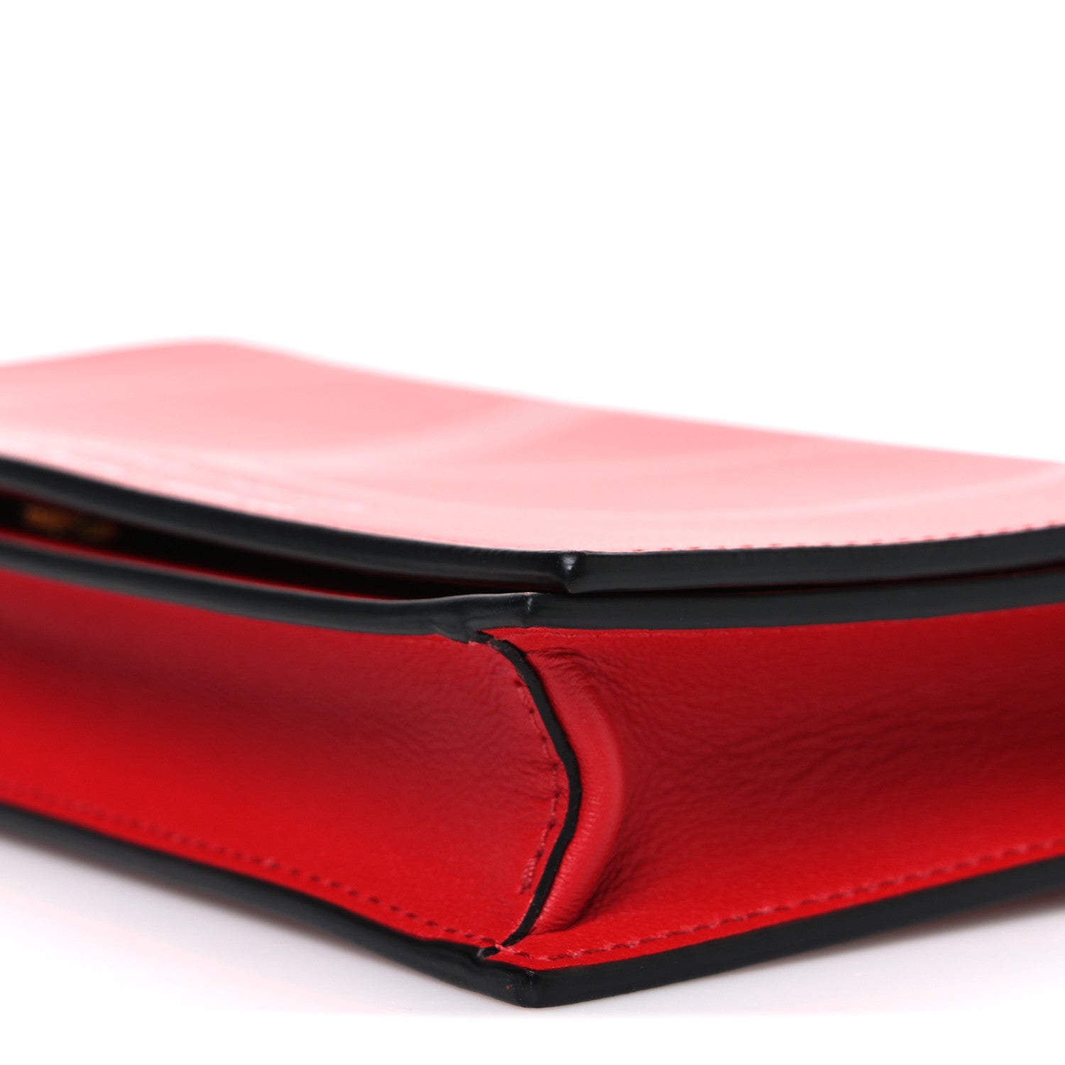 Valentino Garavani Calfskin Love Lab Go Logo Chain Pouch Rouge Pur 8 of 8