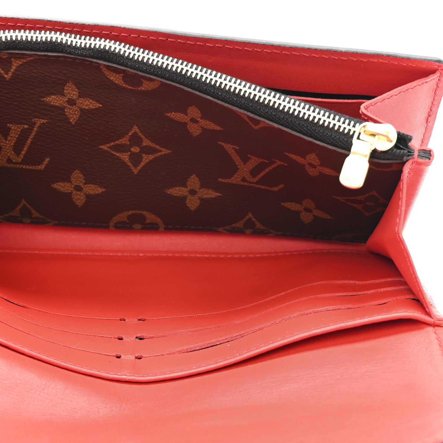 Louis Vuitton Monogram Sarah Tuileries Wallet Marron 6 of 12