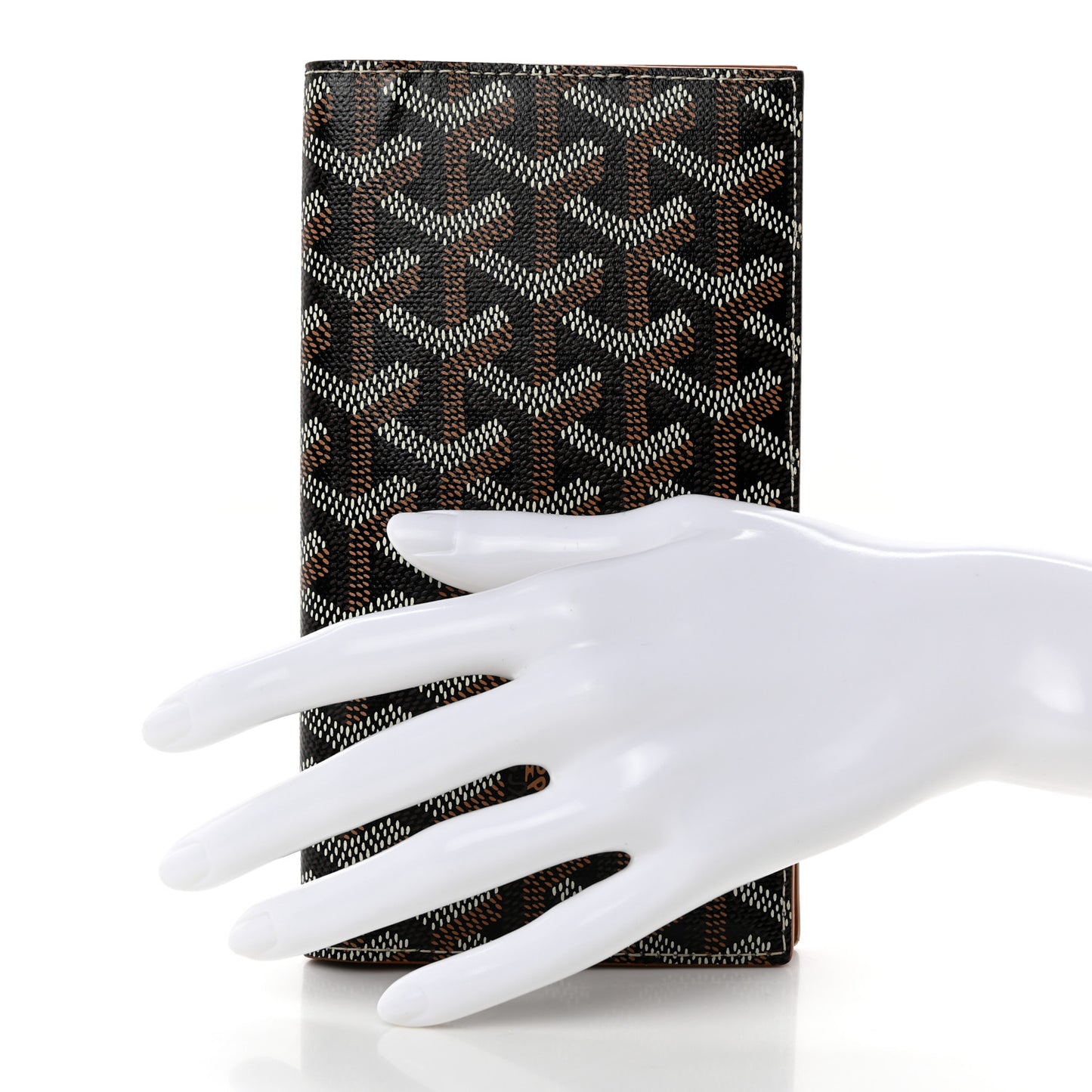 Goyardine Long Bi-Fold Wallet Black