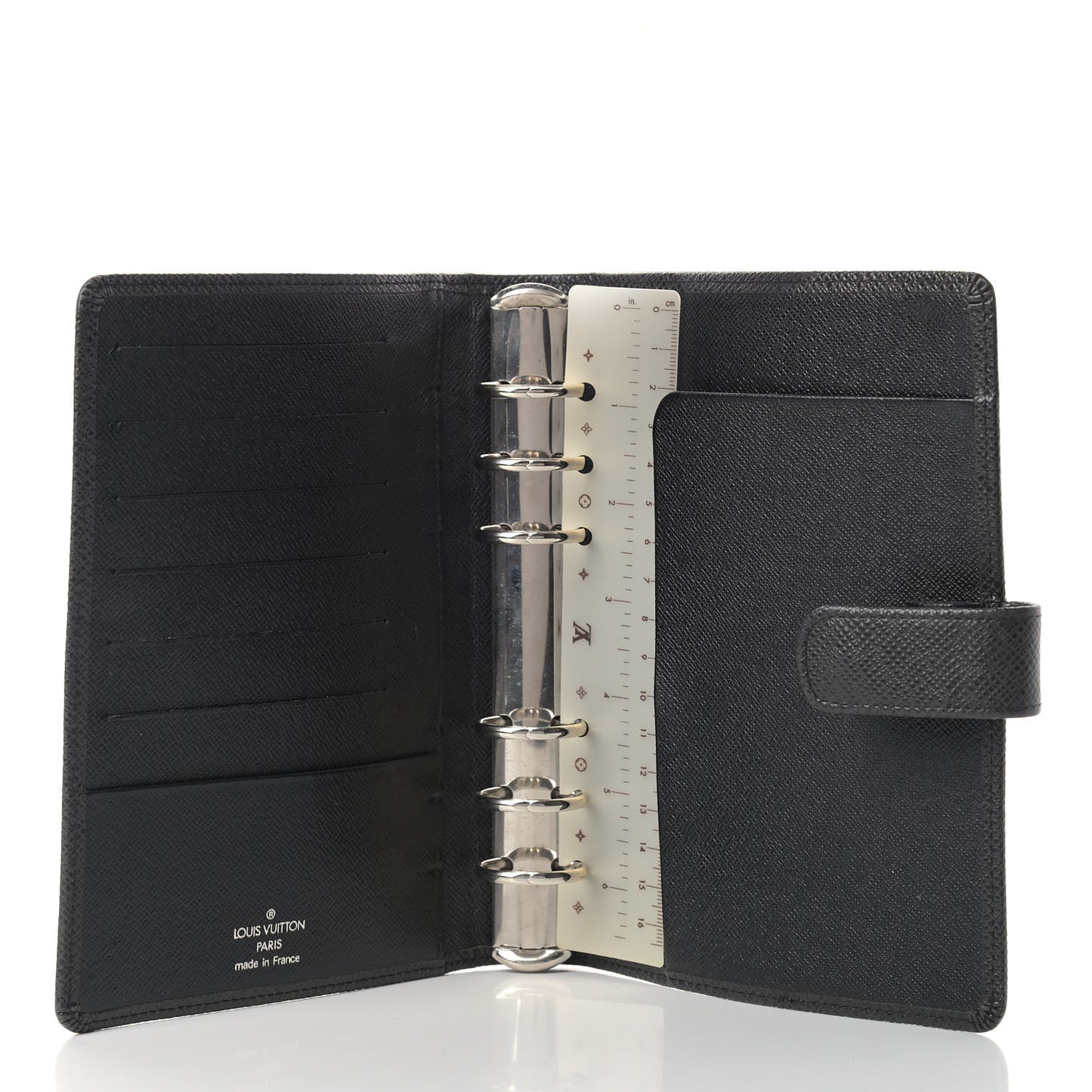 Taiga Medium Ring Agenda Cover Ardoise