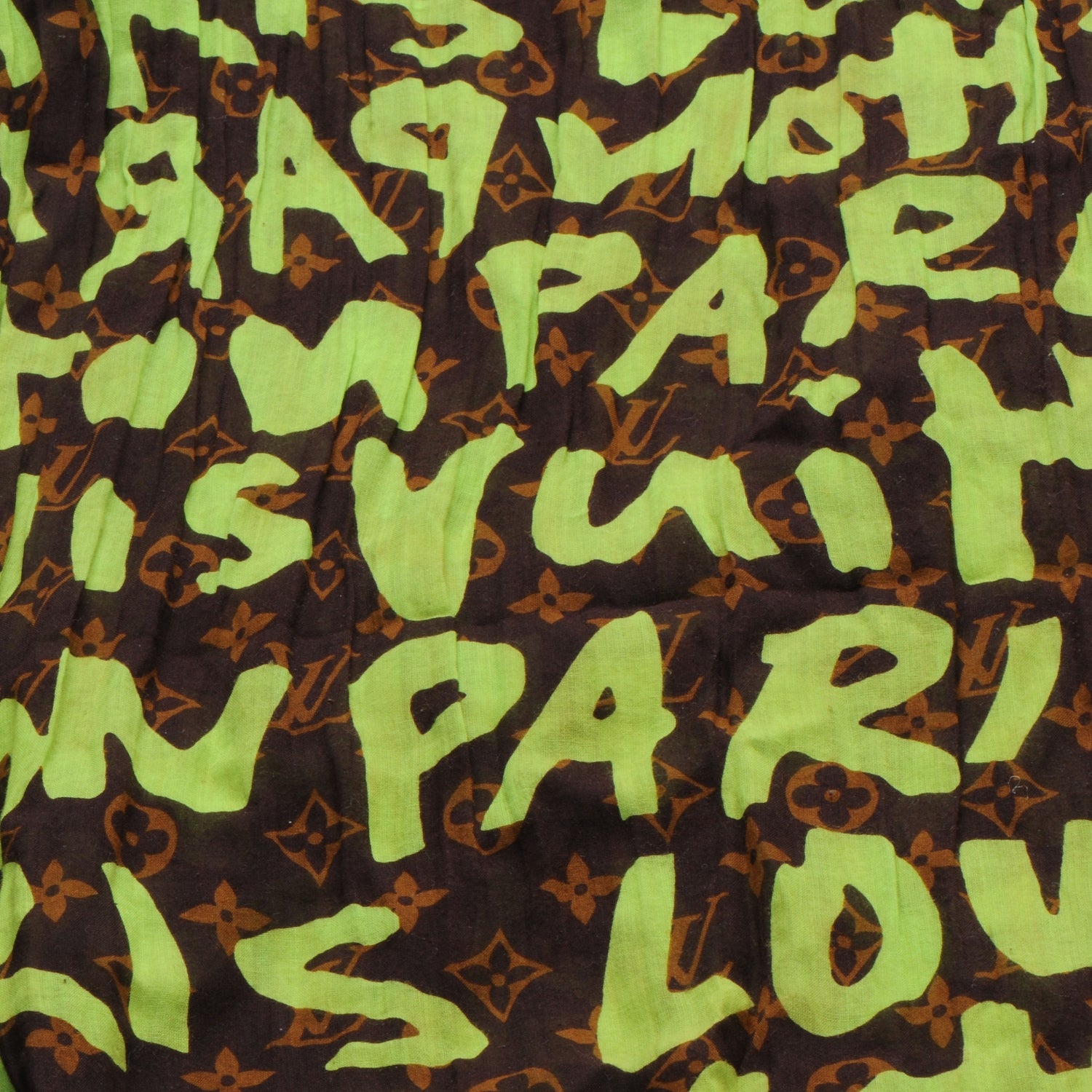 Louis Vuitton Cotton Graffiti Green 8 of 8