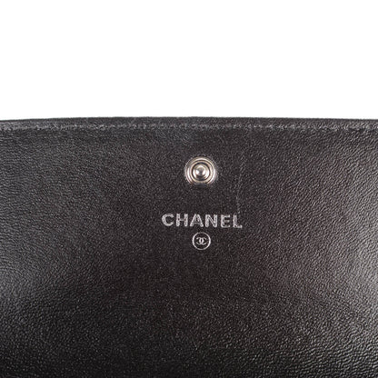 Chanel Lizard Wallet With Removable Chain Black 6 of 8