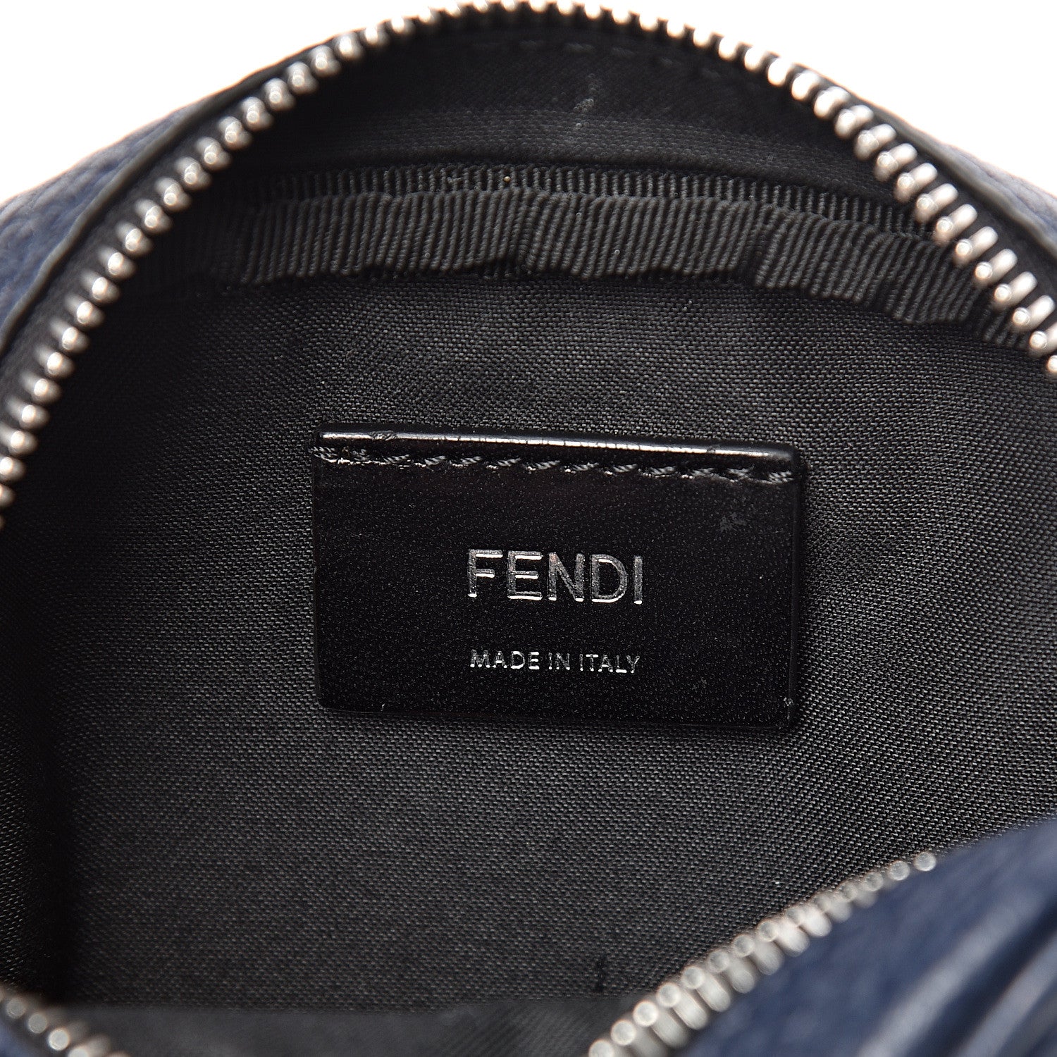 Fendi Cuoio Romano Fluo Metal Bug Eyes Small Messenger Bag Blue Notte Verde Fluo 5 of 9