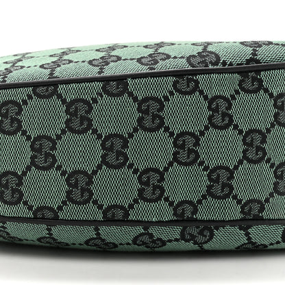 Gucci Monogram Half Moon Hobo Green 10 of 10