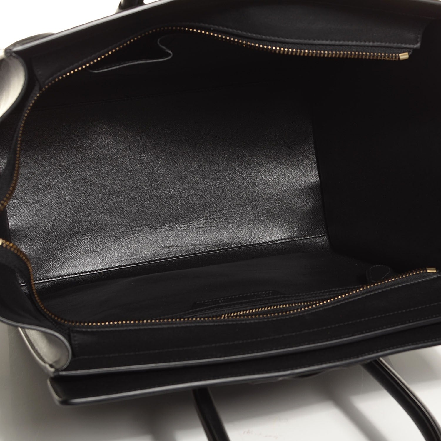 Celine Smooth Calfskin Mini Luggage Black 5 of 9