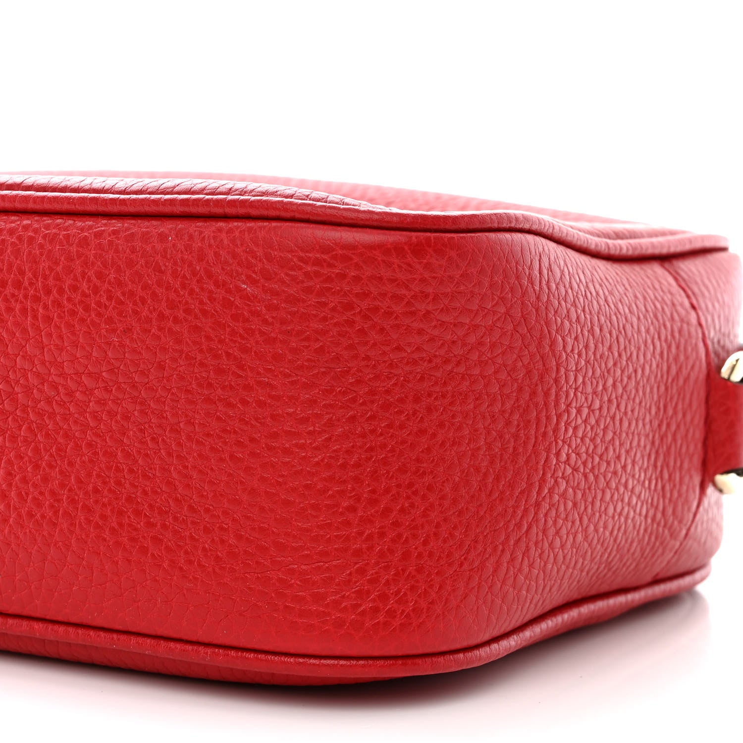 Gucci Pebbled Calfskin Small Soho Disco Bag Tabasco Red 10 of 10