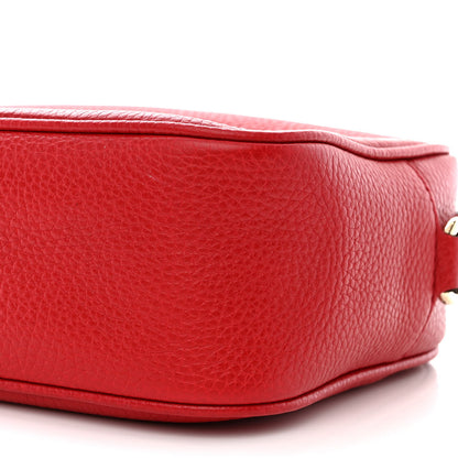 Gucci Pebbled Calfskin Small Soho Disco Bag Tabasco Red 10 of 10